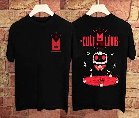 Cult of The Lamb Unisex , Hot Game Steam cult T Shirt 2 Sided Unisex