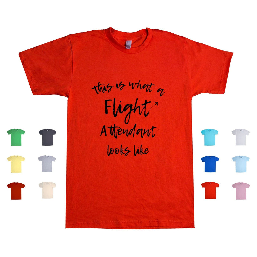This Is What A Flight Attendant Looks Like aviation lover cabin Unisex T Shirt Unisex
