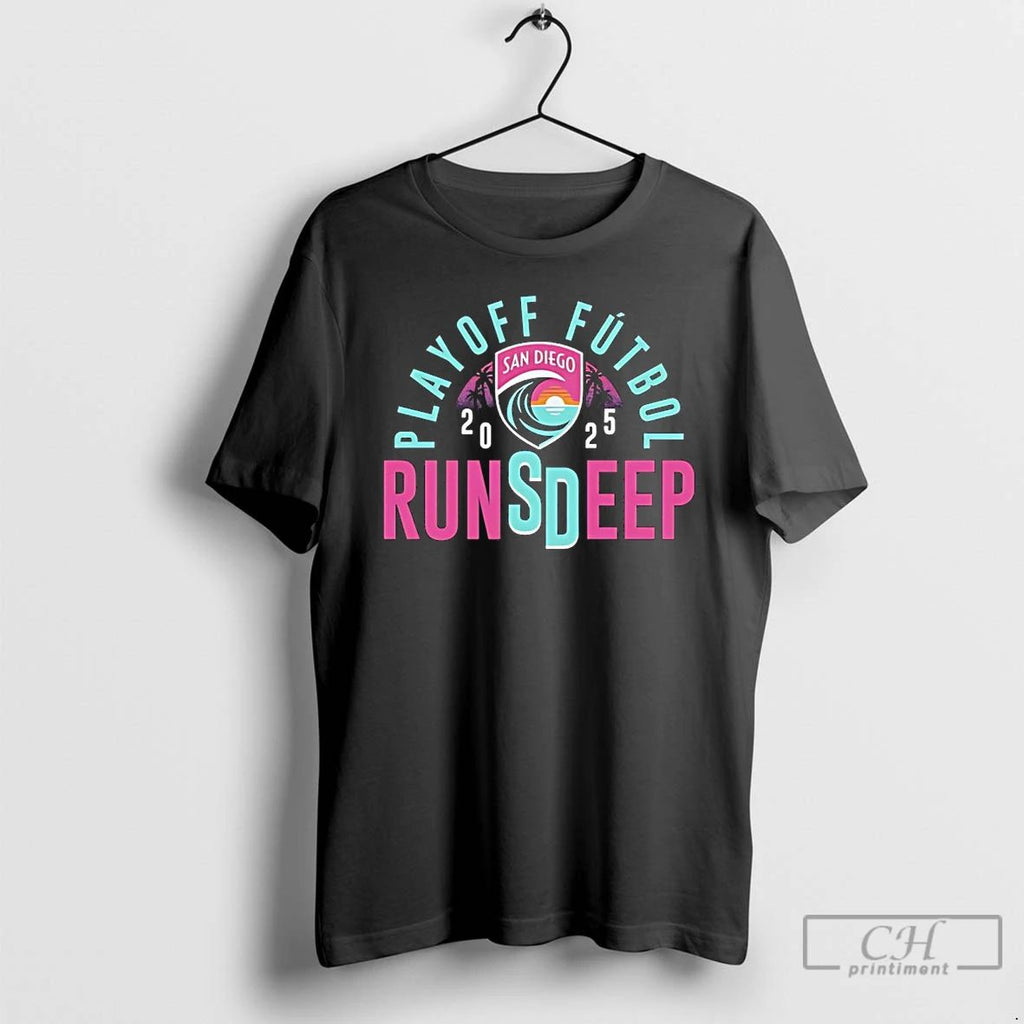 Classic San Diego Wave Fc Playoff Futbol 2025 Retro Vibe T Shirts Unisex