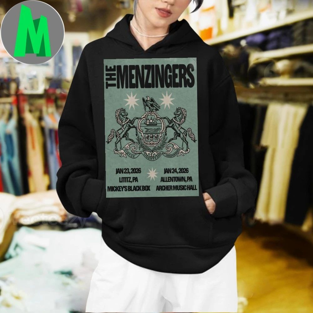 Original The Menzingers Allentown Pa Jan 24 2026 Poster Shirt Unisex
