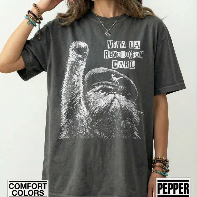 Viva La Revolucion Carl Dungeon Crawler Carl Shirt Princess Donut Mongo Tee Unisex