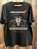 McLaren F1 Formula Racing short sleeve black color T Shirt VK08538 Unisex