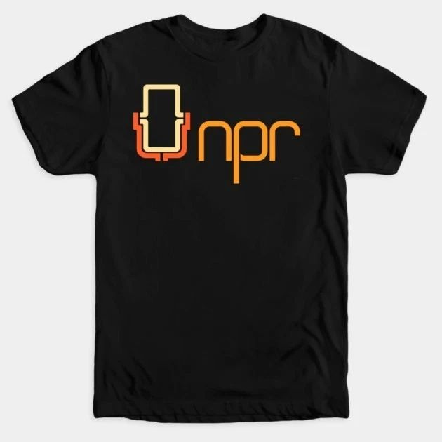 Vintage NPR NPR National Public Radio’s 70’s Logo Tee for Guys Unisex