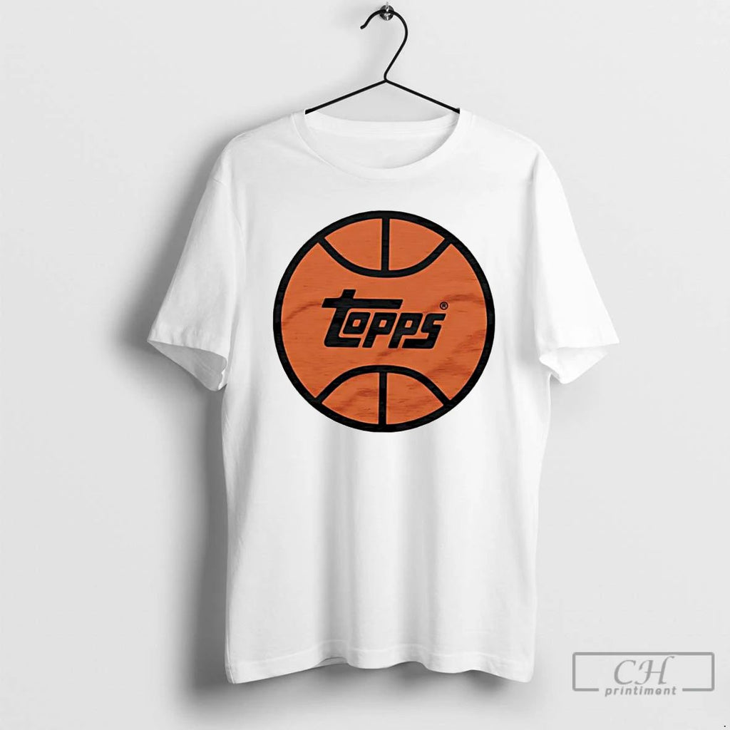 Classic Topps Basketball Logo T Shirts Unisex