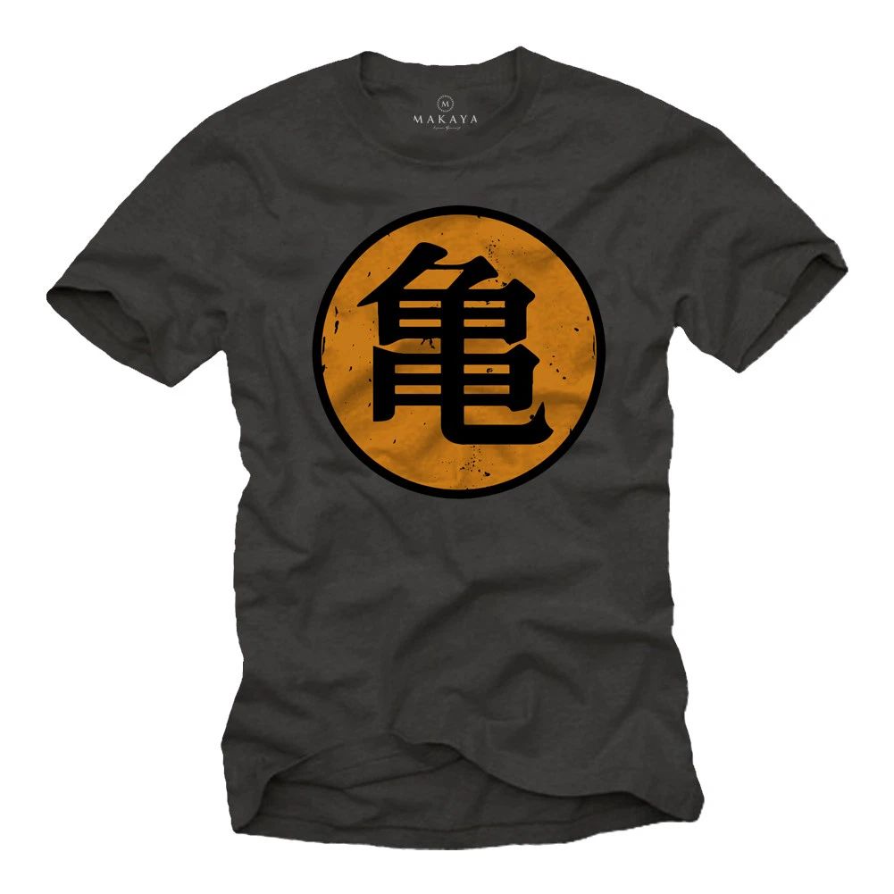 COOL COMIC MENS NERD T SHIRT WITH ANIME CHINA SYMBOL- SHORT SLEEVE MANGA TEE Unisex