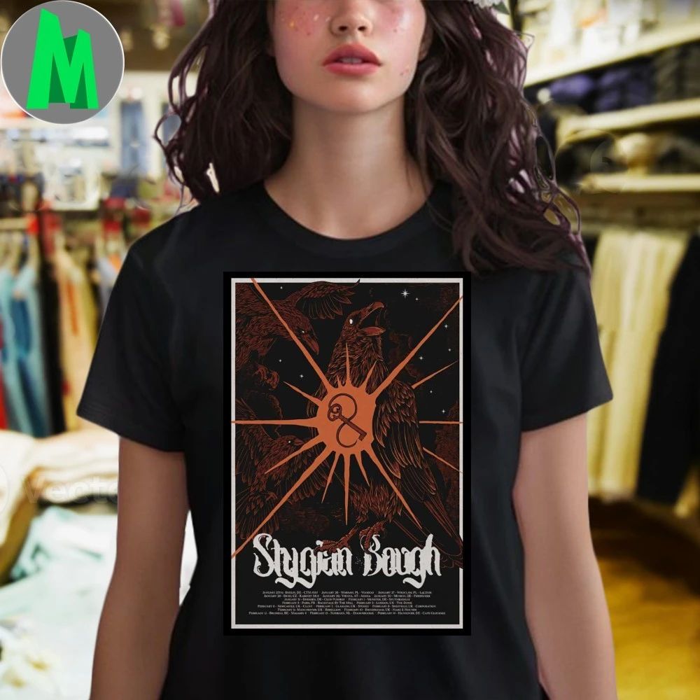 Stygian Bough European Tour 2026 Poster Shirt Unisex