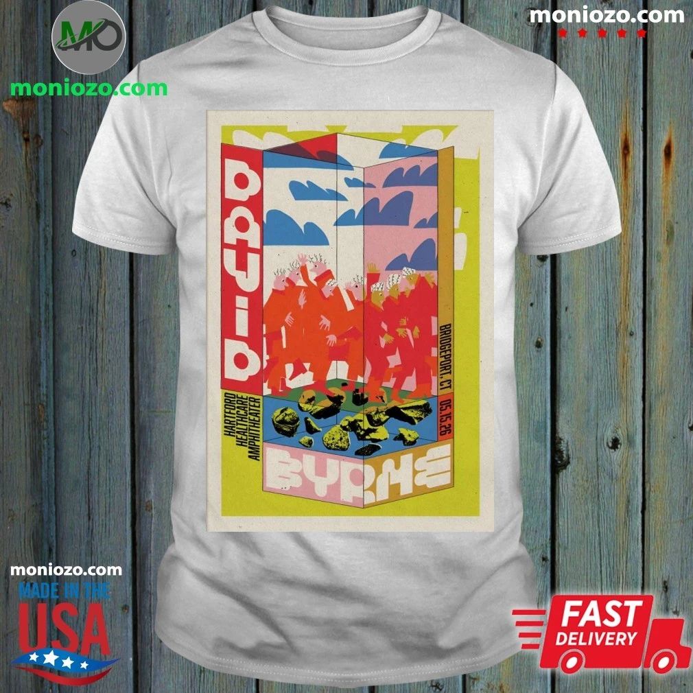 Original David Byrne In Bridgeport CT On May 15 2026 Poster Shirt Unisex