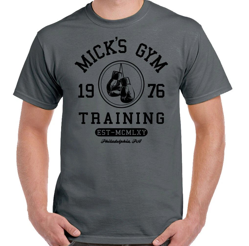 Mick's Gym Rocky Mens Funny Movie Balboa Boxing Boxer MMA Training Top Unisex