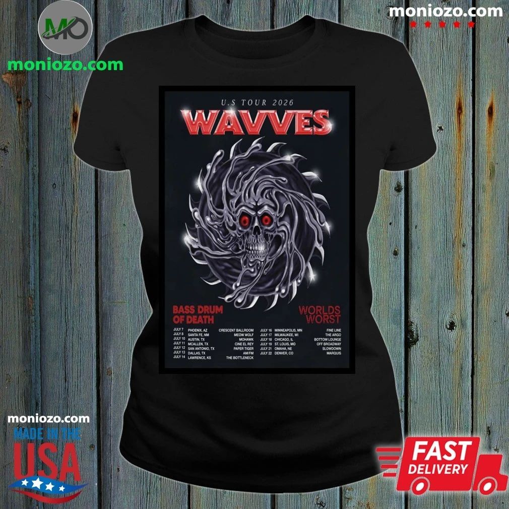 Wavves US Tour 2026 Poster Unisex