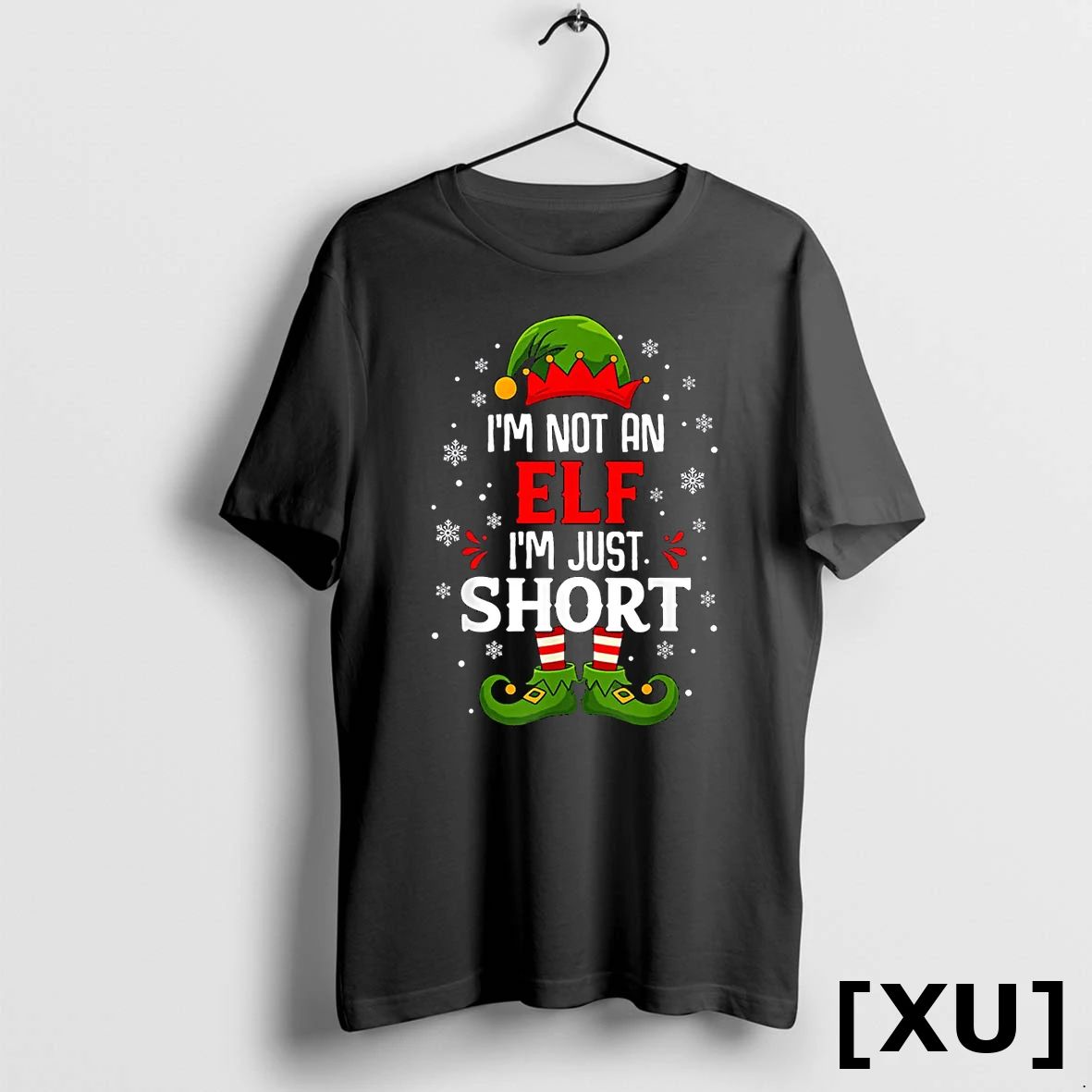 Im Not An Elf Im Just Short Funny Christmas Matching Family Tshirts Sweater Unisex