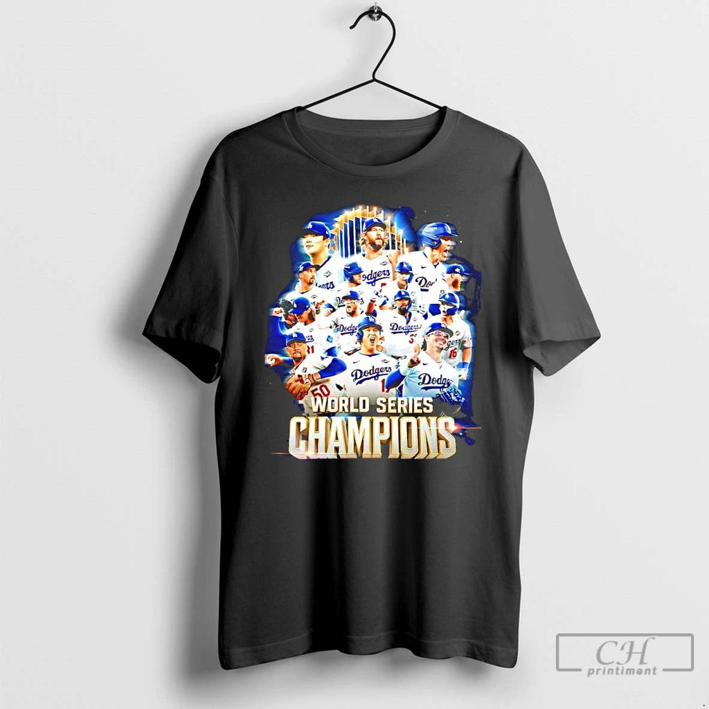 Classic Los Angeles Dodgers Won The 2025 World Series Champions T Shirts Unisex