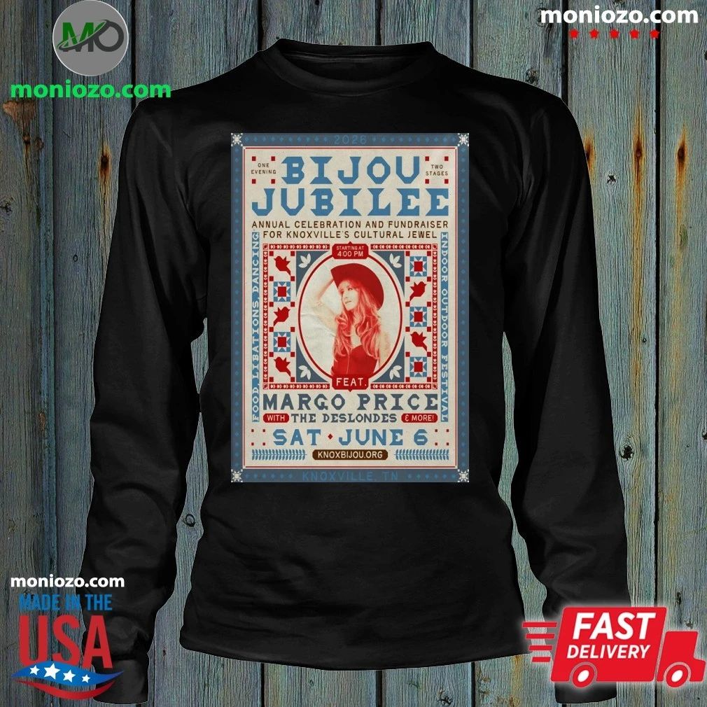 Original Margo Price Bijou Theatre In Knoxville TN June 6 2026 Poster Shirt Unisex
