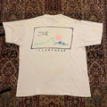 VTG 80s 90s Maui Life Hawaii Island wear surf wear tshirt XL USA white graphic Unisex