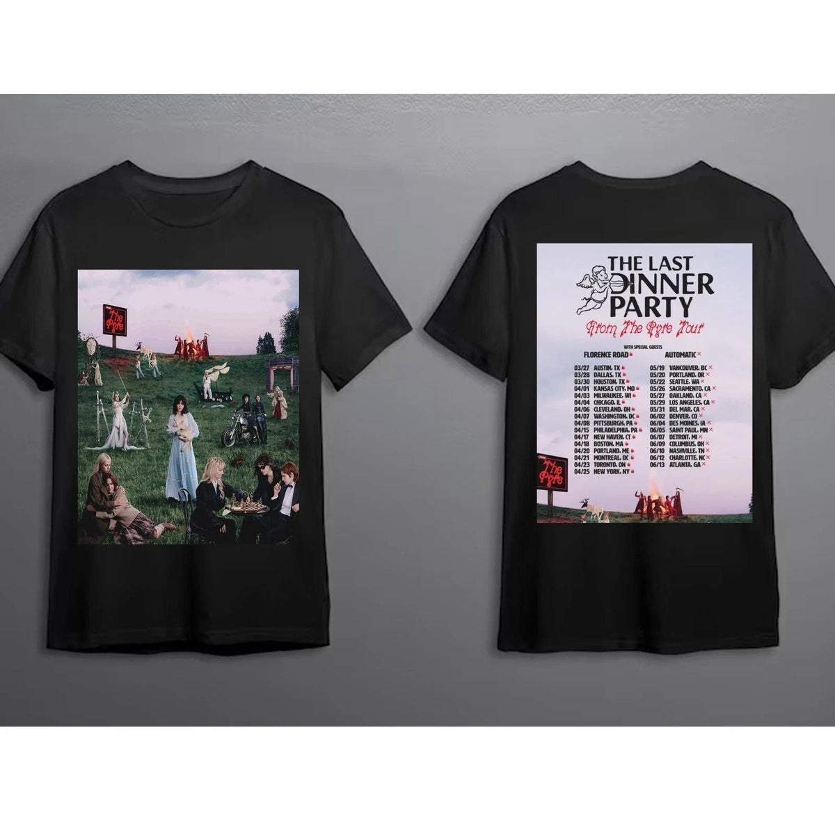The Last Dinner Party announce 2026 North America Tour Shirt Unisex