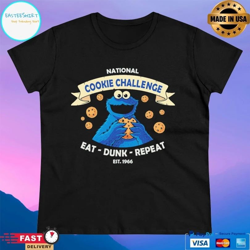 National Cookie Challenge Eat Dunk Repeat Est 1966 Unisex