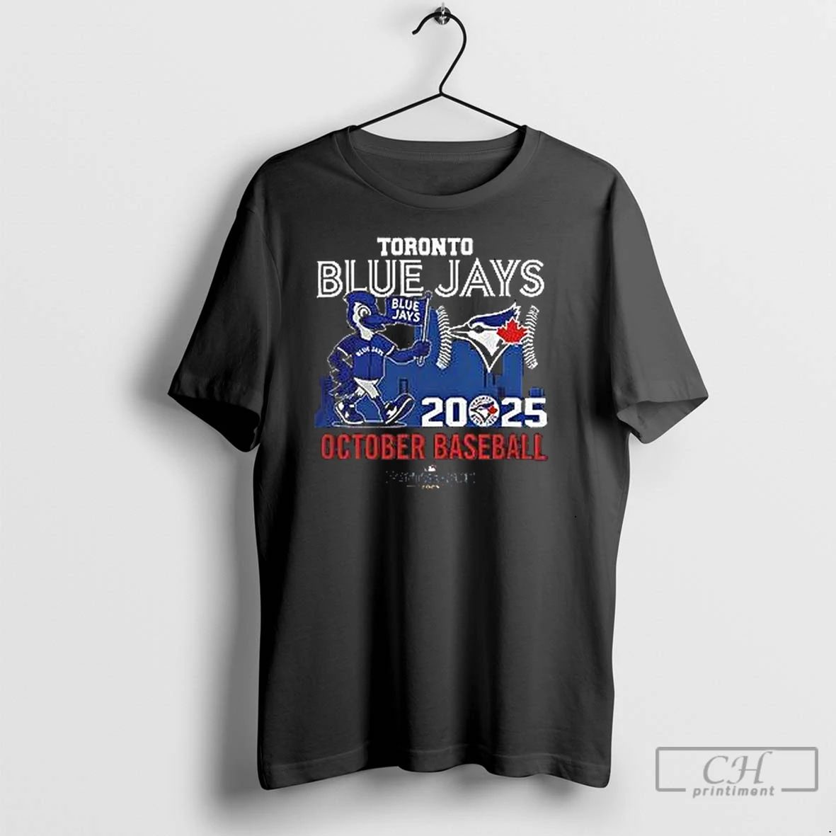 Classic Toronto Blue Jays 2025 October Baseball Skyline Mascot Skyline Unisex