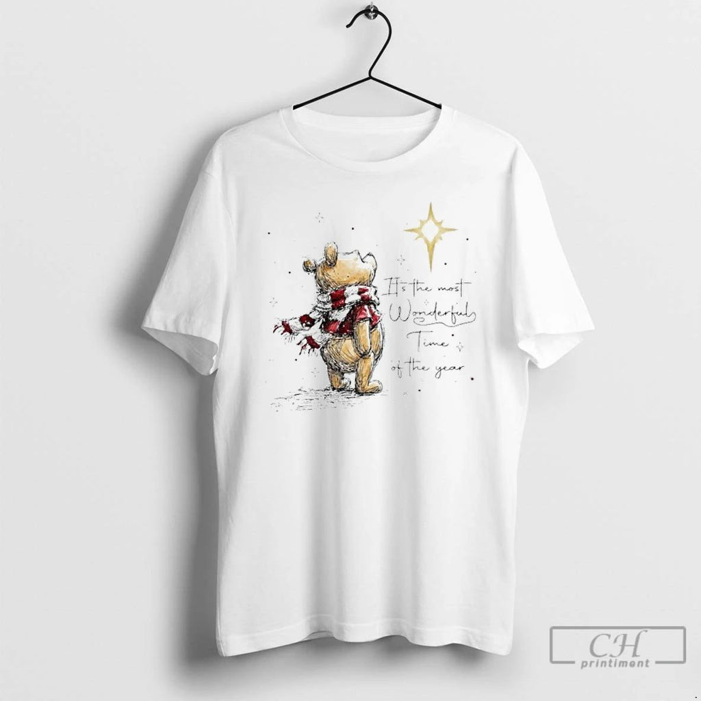 Premium Pooh Its The Most Wonderful Time Of The Year T Shirts Unisex