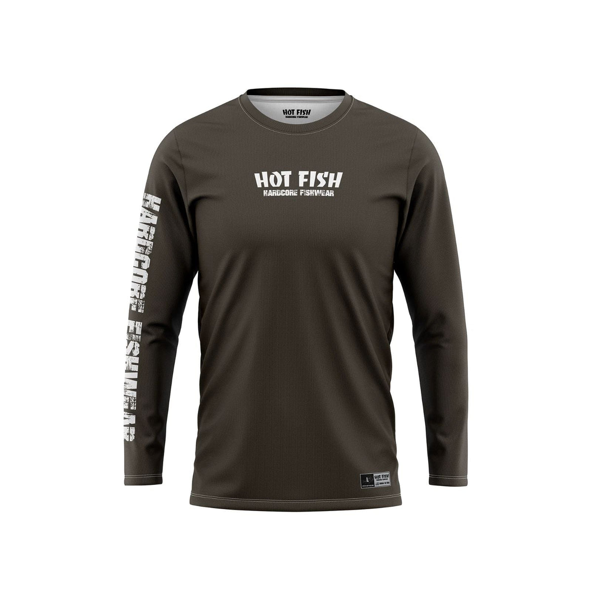 HOT FISH BLACK SEE BASS - Men’s Long Sleeve Fishing Shirt – UPF Protection Unisex