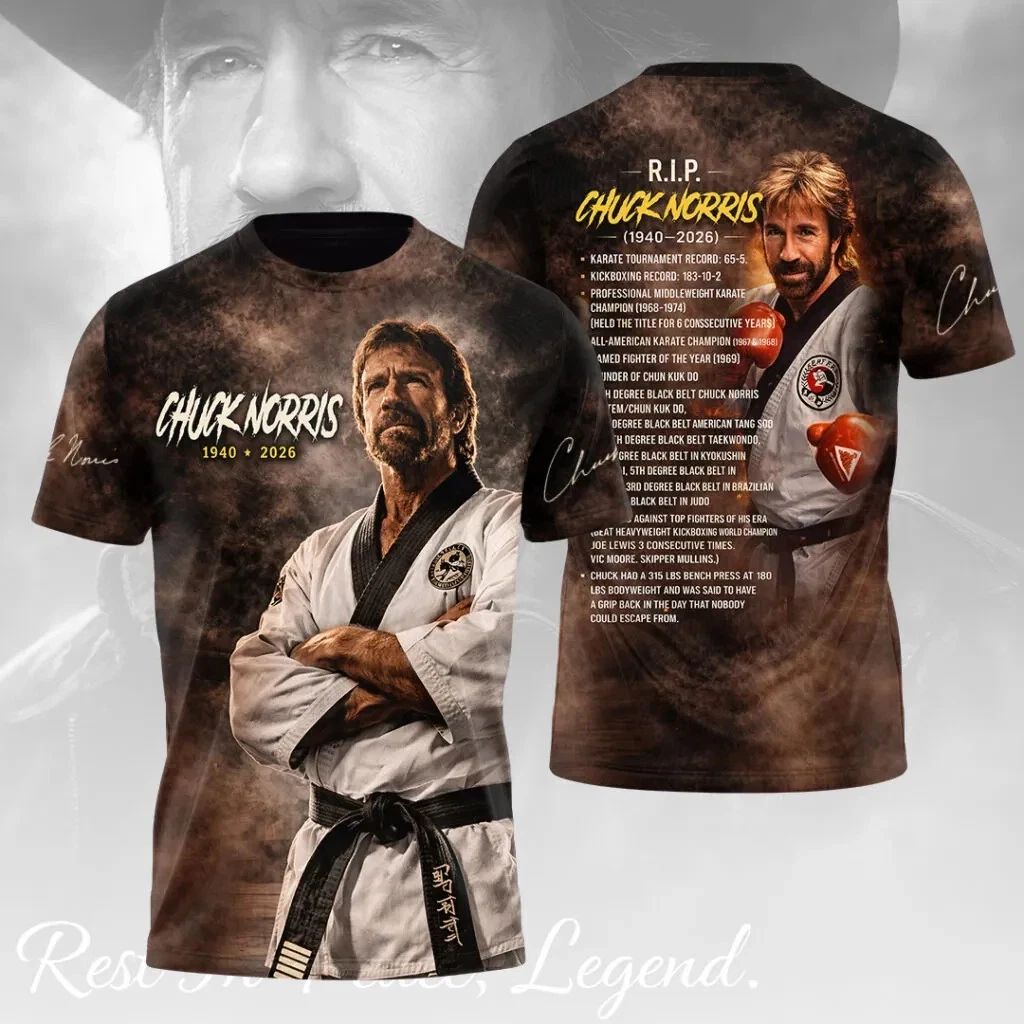 Chuck Norris 3D Unisex All Sizes 3D Shirt BT2186 Unisex