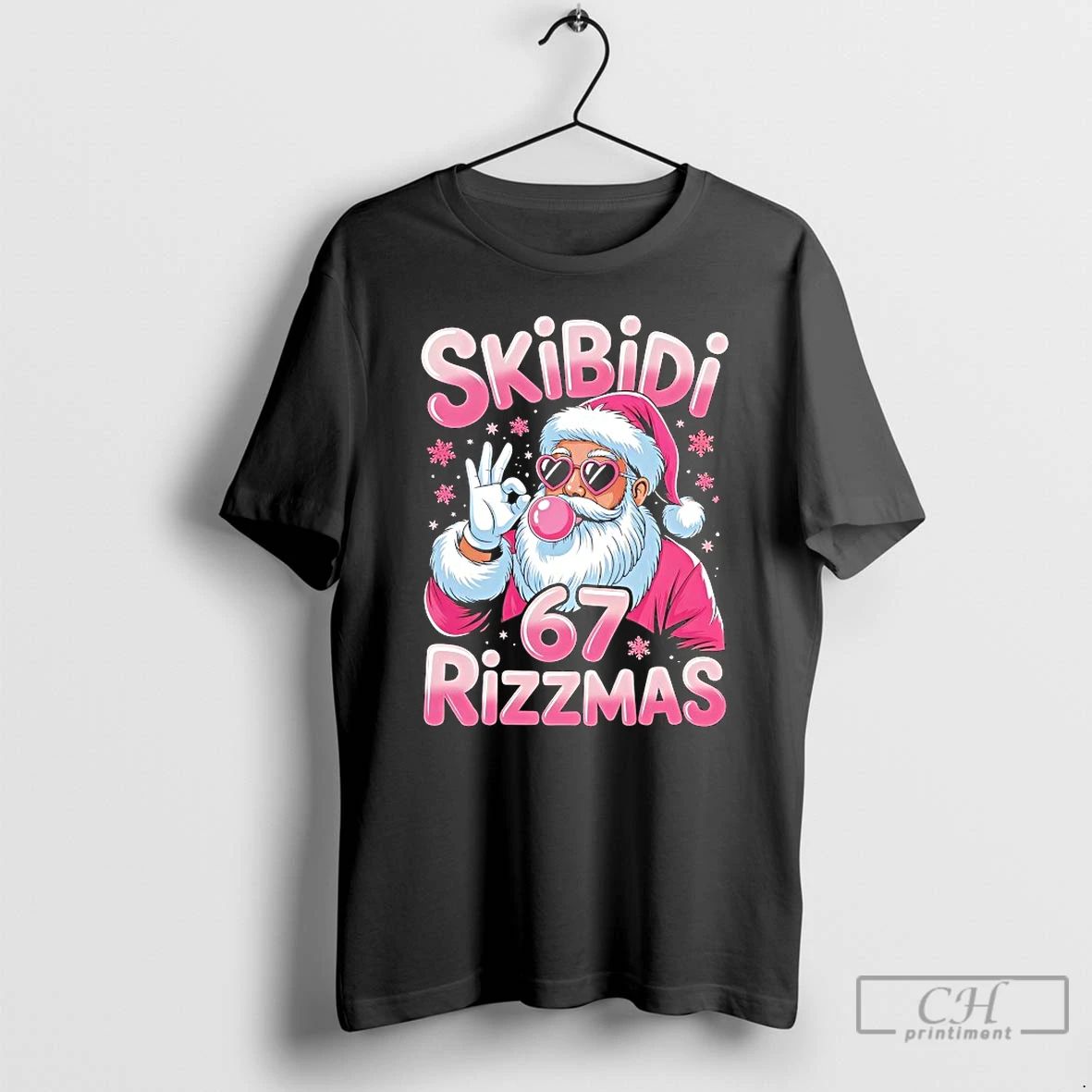 Premium Skibidi 67 Rizzmas Christmas T Shirts Unisex