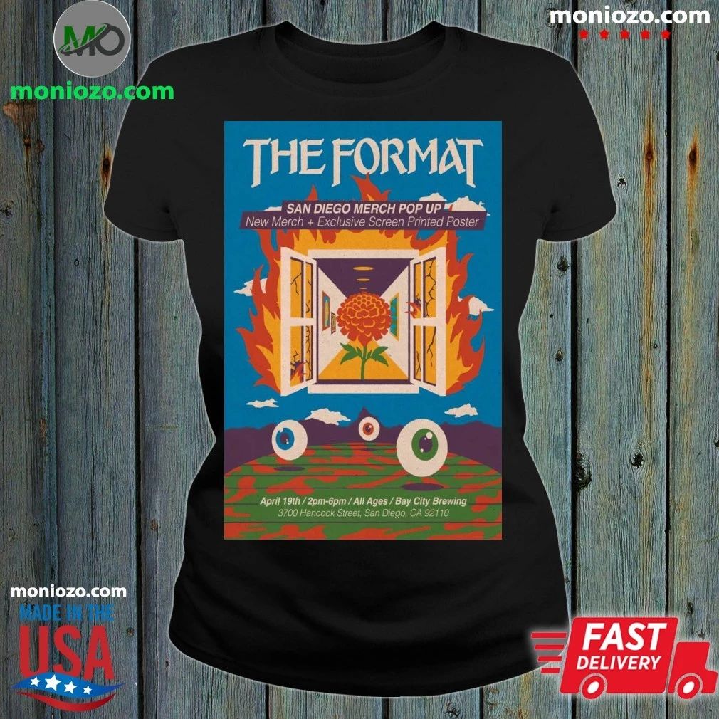 The Format Concert Tour 2026 04 19 San Diego, CA Poster Shirt Unisex