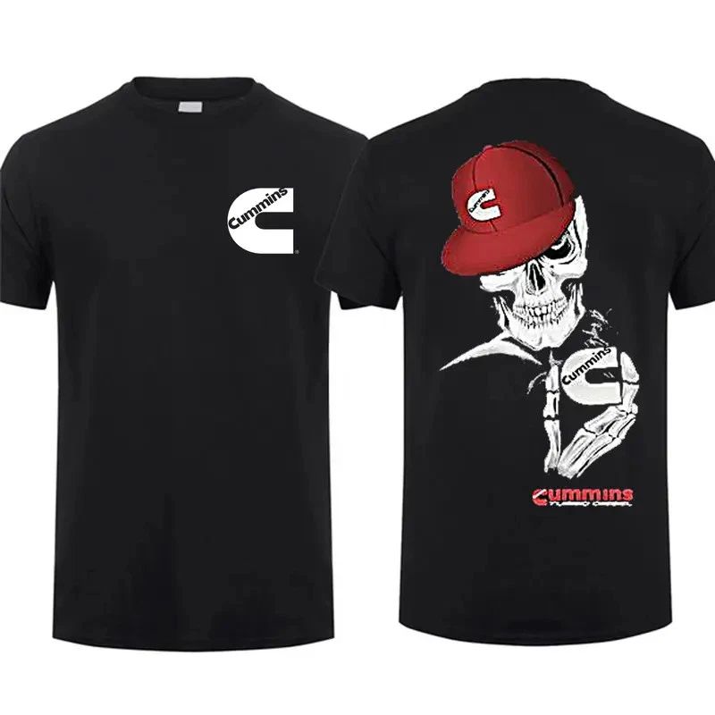 Skull Wear Hat And Holding Cummins Unisex