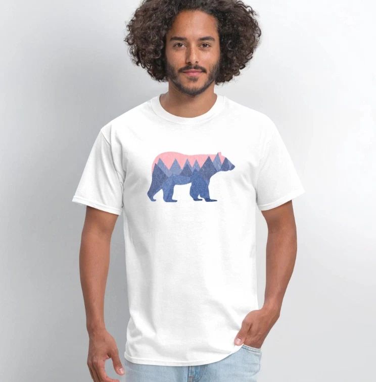 mountain bear on Men's Unisex