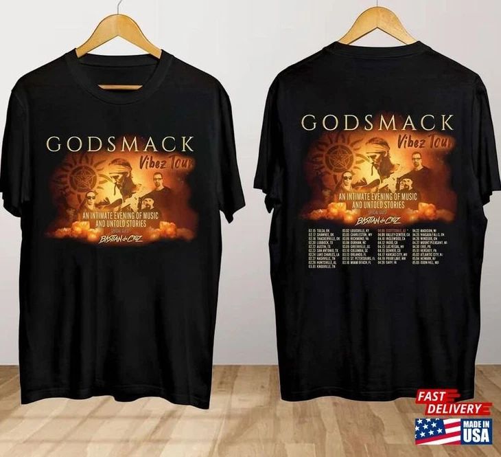 Godsmack Vibez 2024 North American Tour Unisex