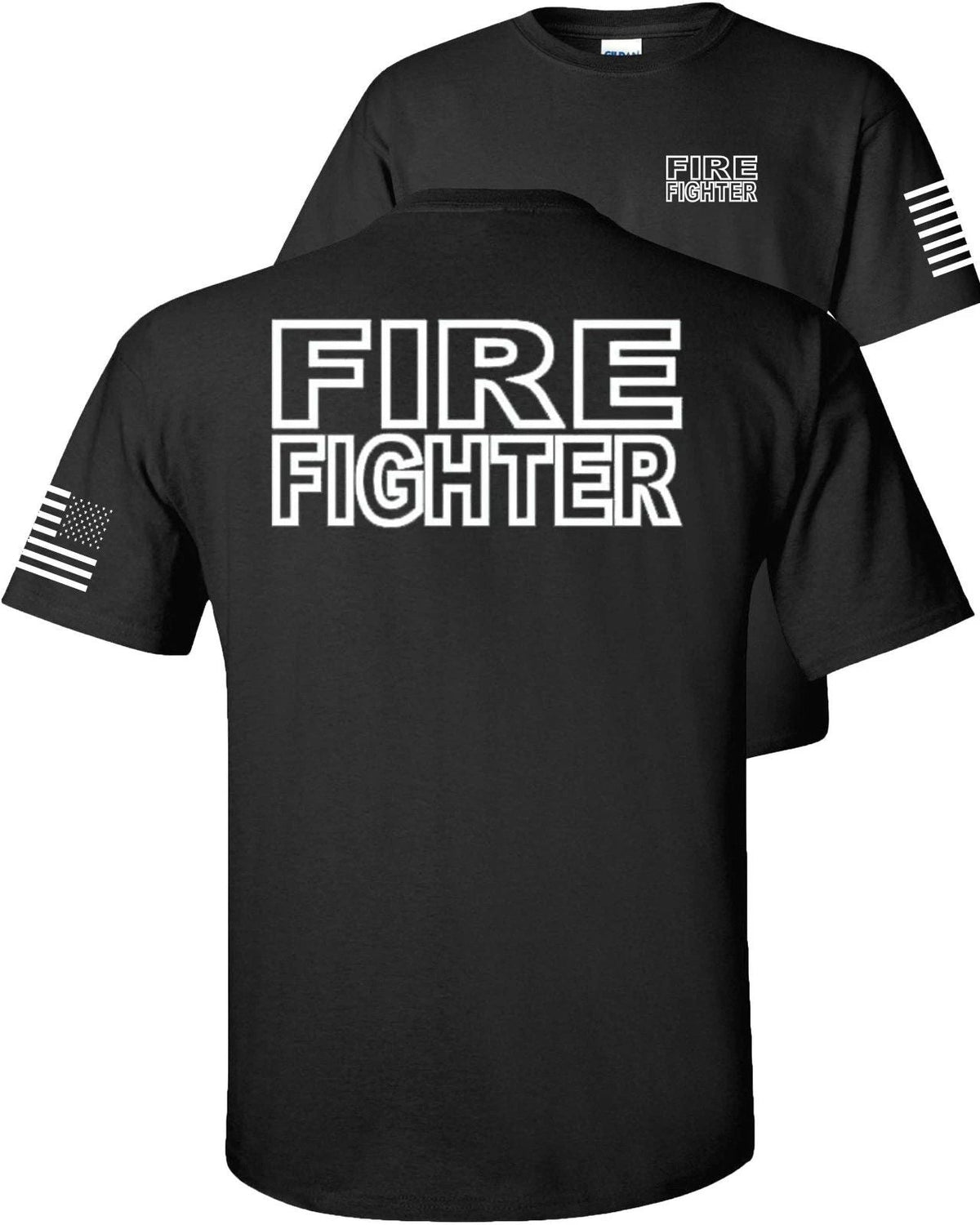 Fire Fighter American Flag BAF Unisex