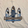 Long Board Hawaii Style Men 2Xl Surfing Shirt White Shirt Sleeve Y2K Unisex