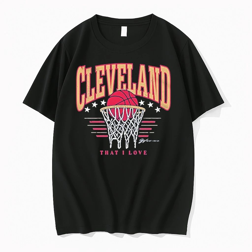 Cleveland Cavaliers That I Love Net Skyline Tshirts Sweater Unisex