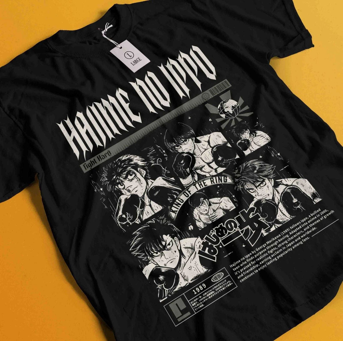 Hajime No Ippo Ippo Makunouchi Kamogawa Boxing Gym Kbg Shirt All Size Unisex
