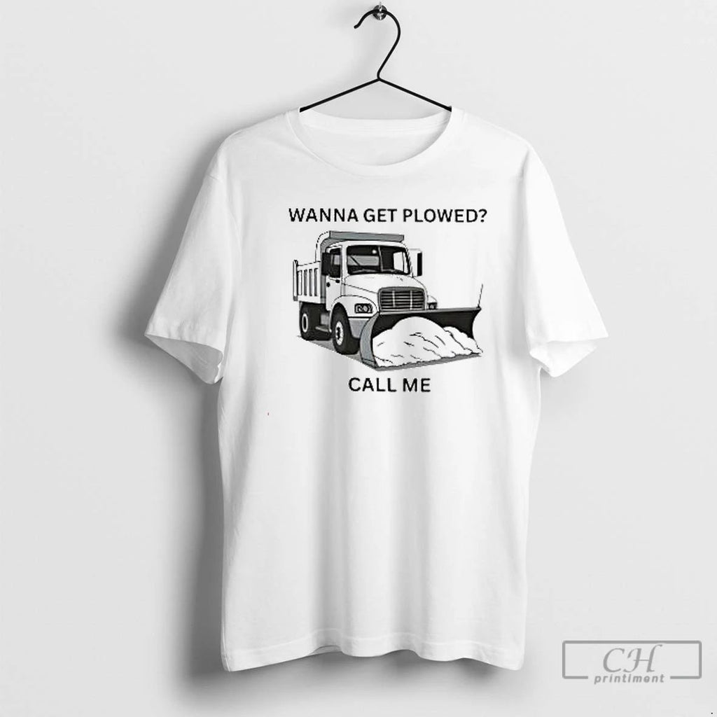 Premium Lawn Jockey Wanna Get Plowed Call Me T Shirts Unisex