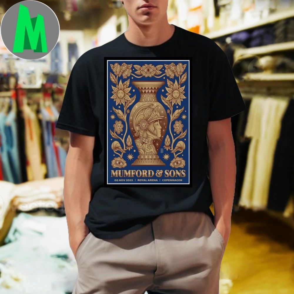 Mumford and Sons Nov 8 2025 Royal Arena, Copenhagen Poster Shirt Unisex