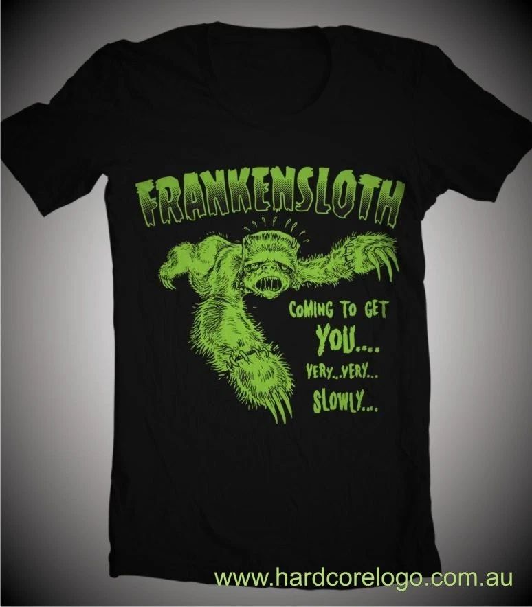 FRANKENSLOTH ! GUYS - SCI-FI SLOTH ROCKABILLY PSYCHO PUNK HORROR Unisex