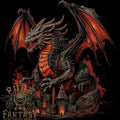 A Fierce Fantasy Dragon Mens Light Cotton Unisex