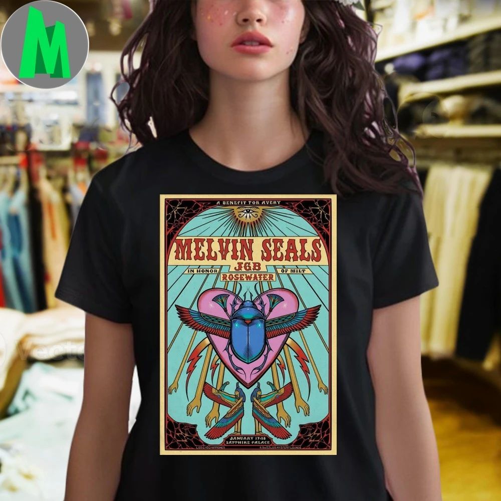 Melvin Seals And Jgb Blue Lake Casino & Hotel Blue Lake Ca Jan 17-18 2026 Poster Shirt Unisex
