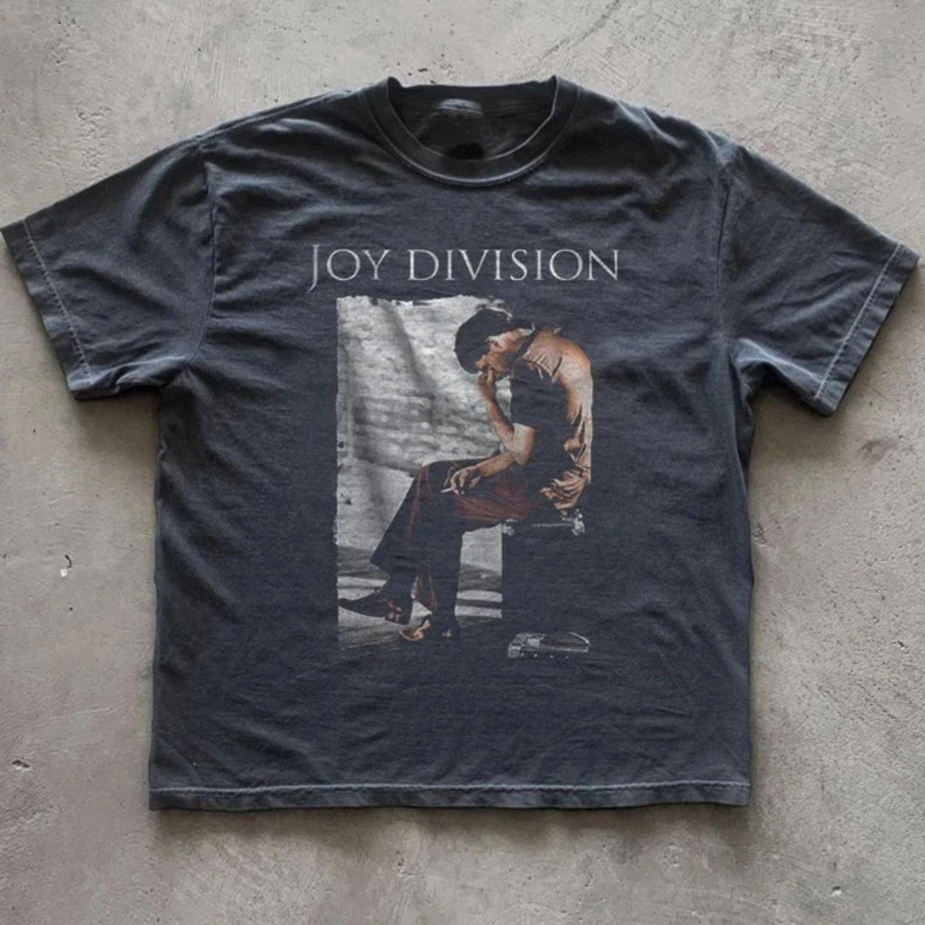 Joy Division - Ian Curtis Unisex Black Color Graphic Tee Unisex