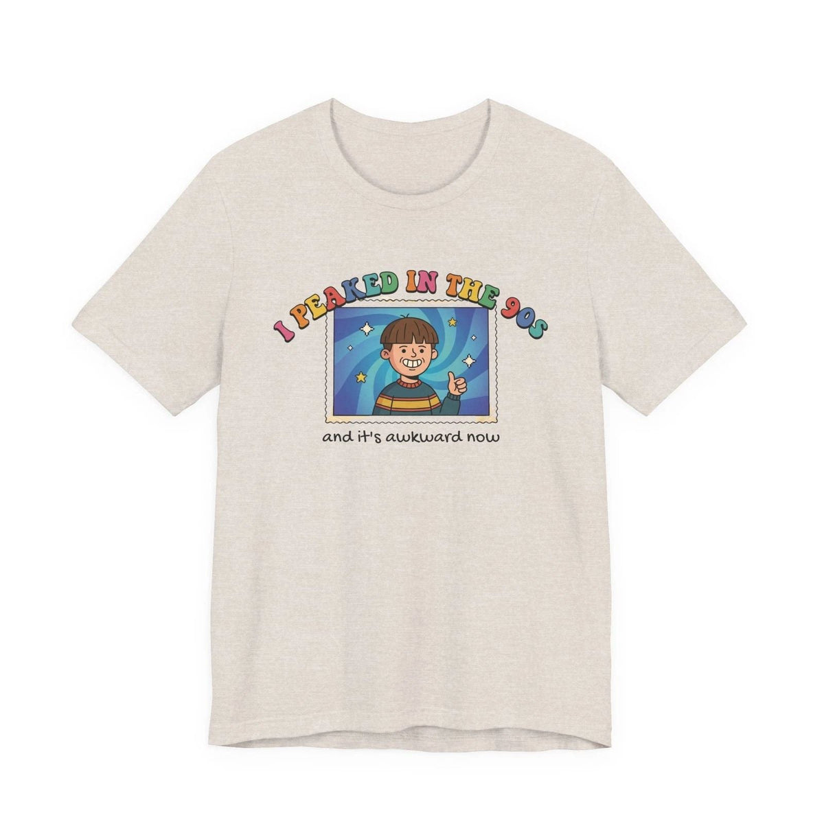 I Peaked in the 90s | Retro Kid Cartoon Tee Unisex