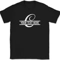 Letter C Monogram Your Text Here Custom Personalize Family Tee Unisex