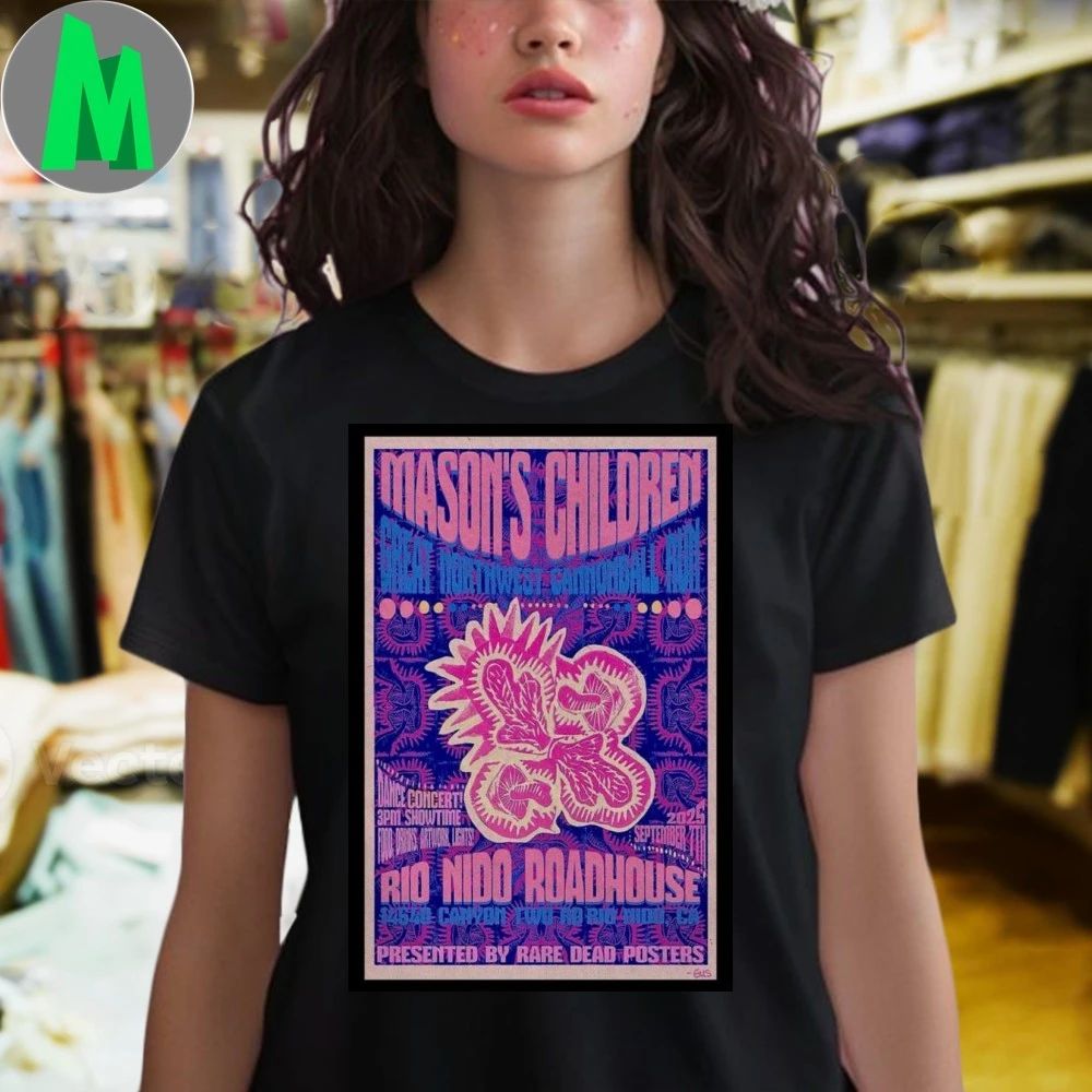 Heart of Gold Band Tour Rio Nido Roadhouse 2025 Poster Shirt Unisex