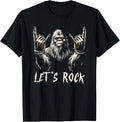 Bigfoot Rock On Funny Sasquatch Rock and Roll Let's Rock Unisex