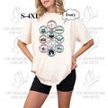 Travel Stamp Comfort Tee Travel Lover Vacation Shirt Gift Soft Cotton Tee Unisex