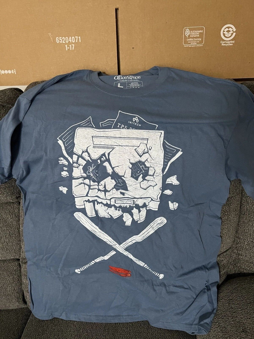 Loot Crate Office Space Tshirt Size L Unisex