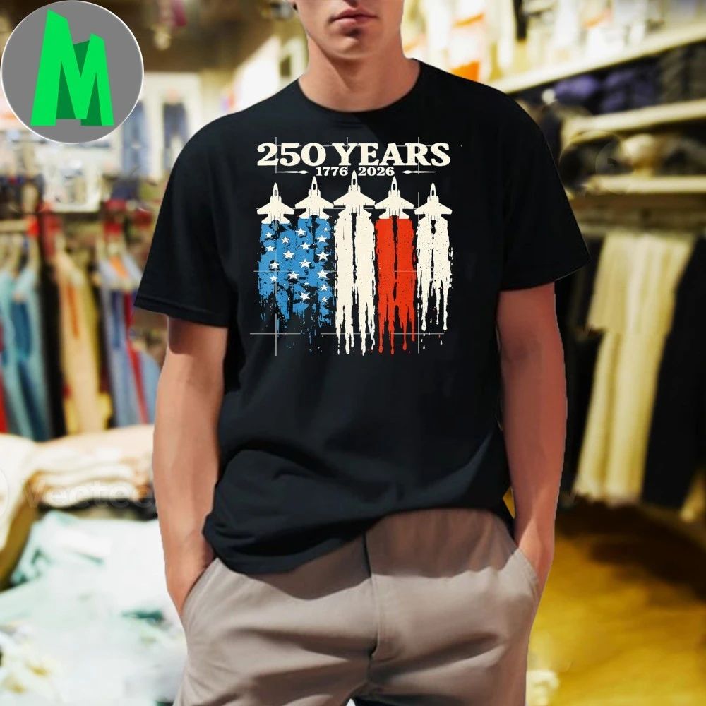 Original Flag Vintage 250 Years American 1776 2026 250th USA Birthday Shirt Unisex