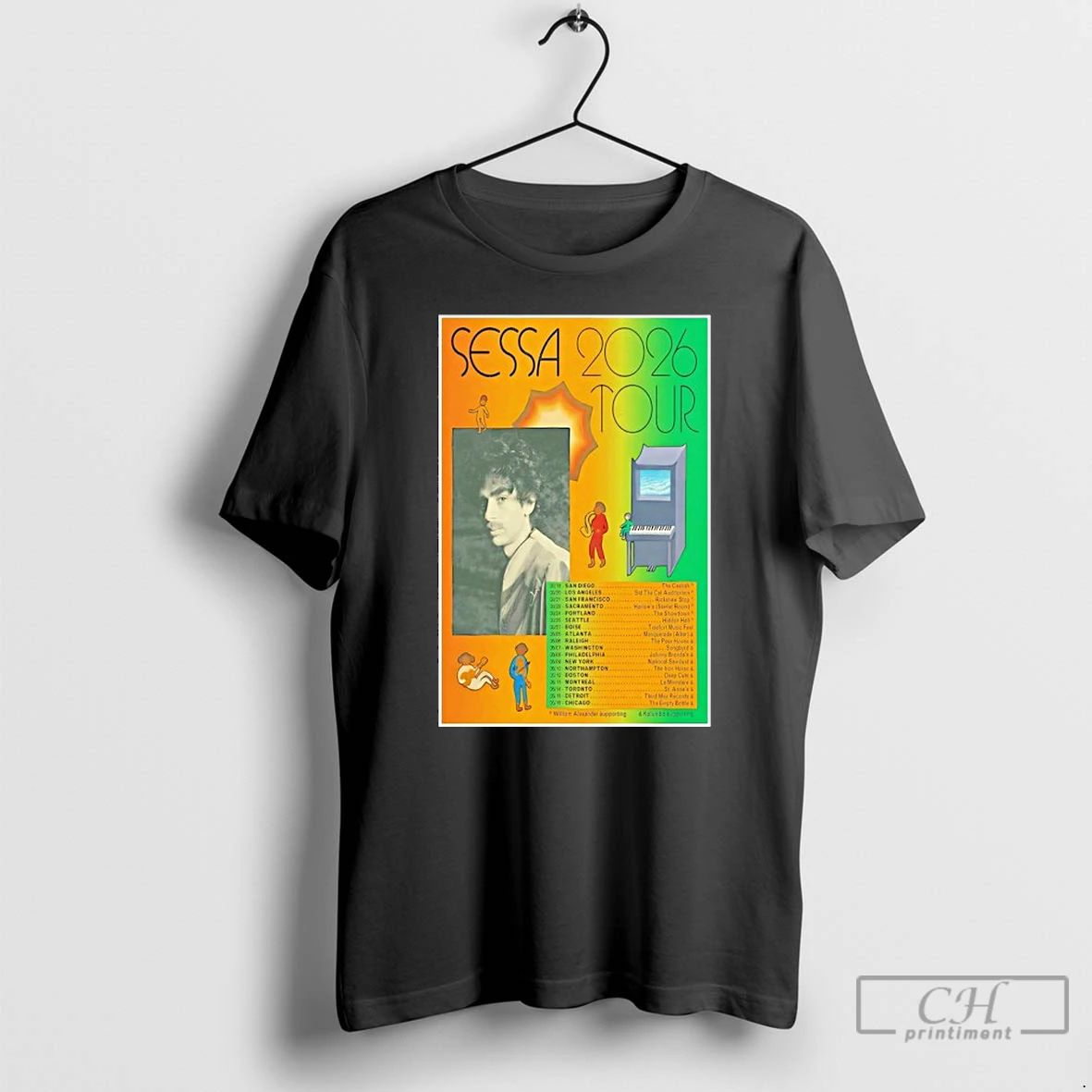 Premium Sessa America And Canada Tour 2026 T Shirts Unisex