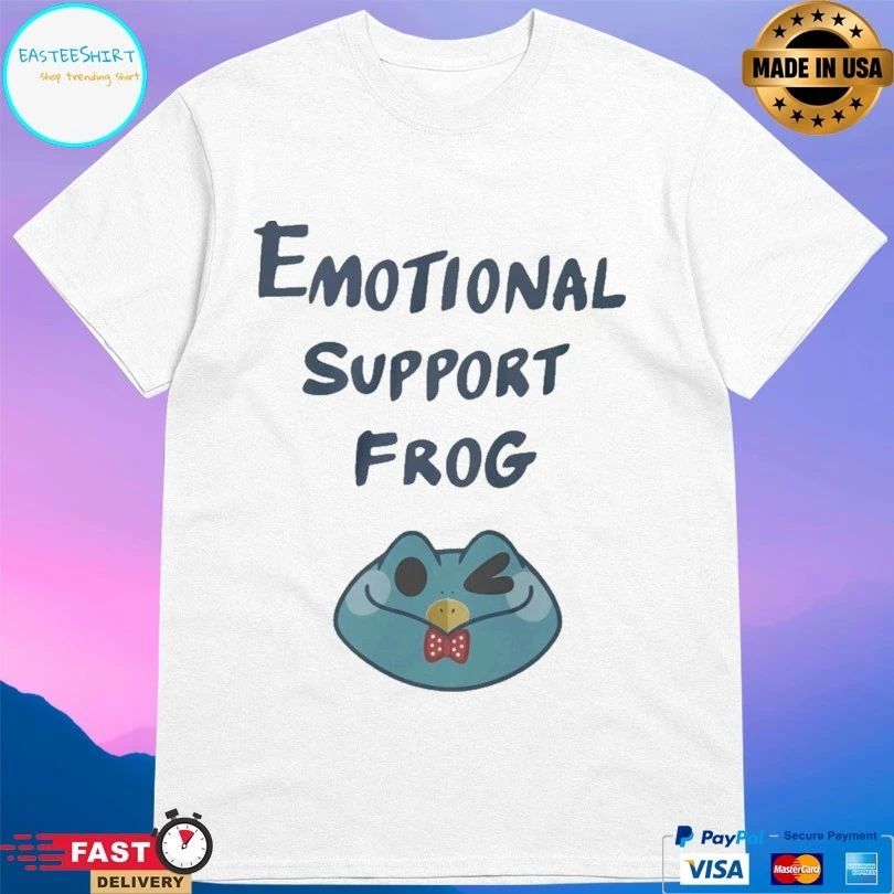 Emotional Support Frog Fizzarolli Cartoon Unisex