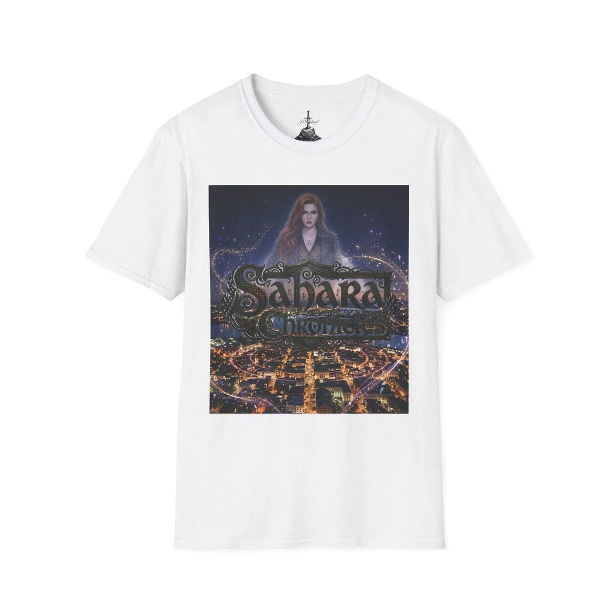 Sahara Chronicles Graphic | Night Cityscape, Fantasy Portrait Unisex