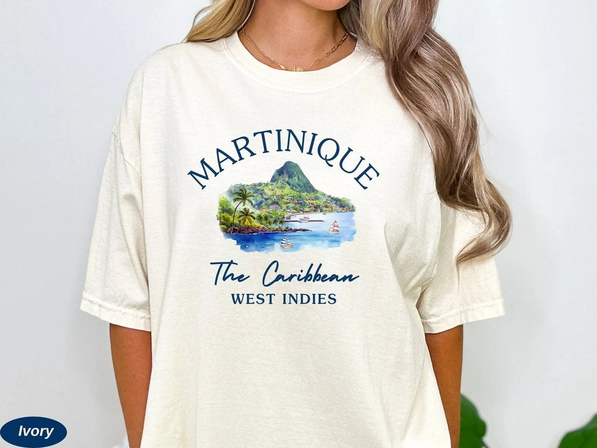 Martinique Travel Gift for Caribbean France Trip Lovers Souvenir Tee Unisex