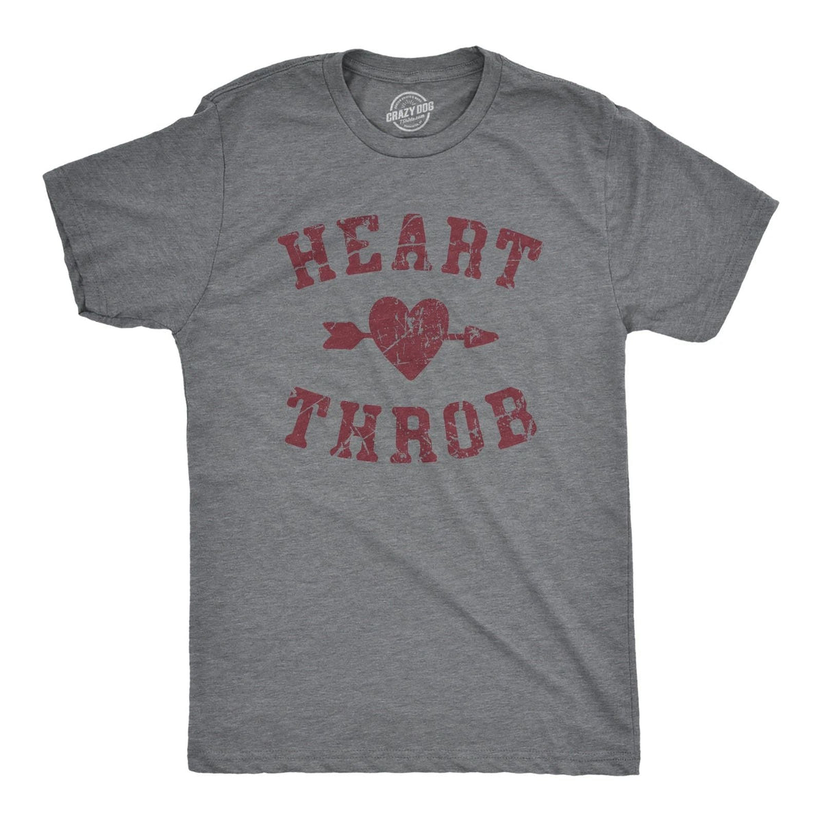 Mens Heart Throb T Shirt Cute Valentines Day Shirt for Men Unisex